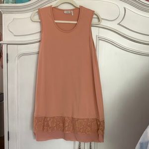 LOGO sleeveless tunic